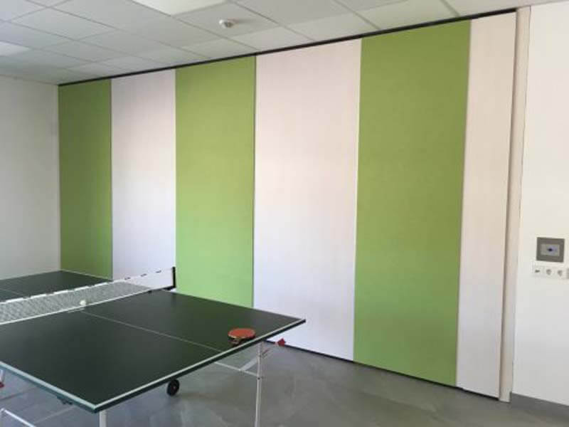 Movable Wall in Table Tennis Club